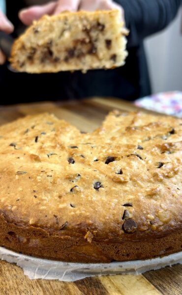 torta alla ricotta con nocciole