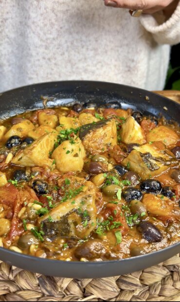 baccalà saporito in umido